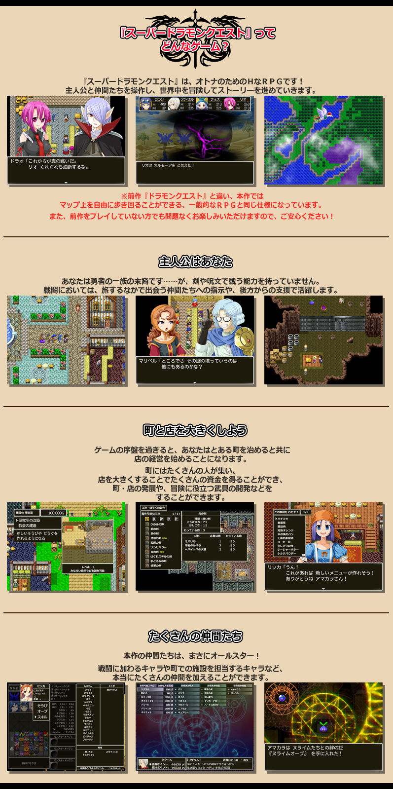 スーパードラモンクエスト〜町と金と女と史上最大の戦い〜 サンプル画像5