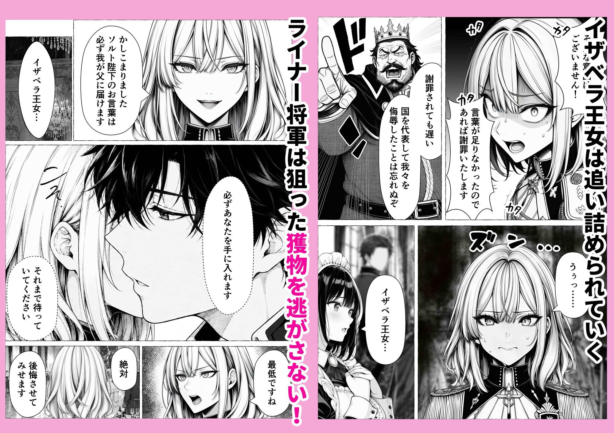 婚約者のいる敗戦国の王女が、信じた侍女に裏切られ気高い誇りごと男に堕とされるまで サンプル画像6