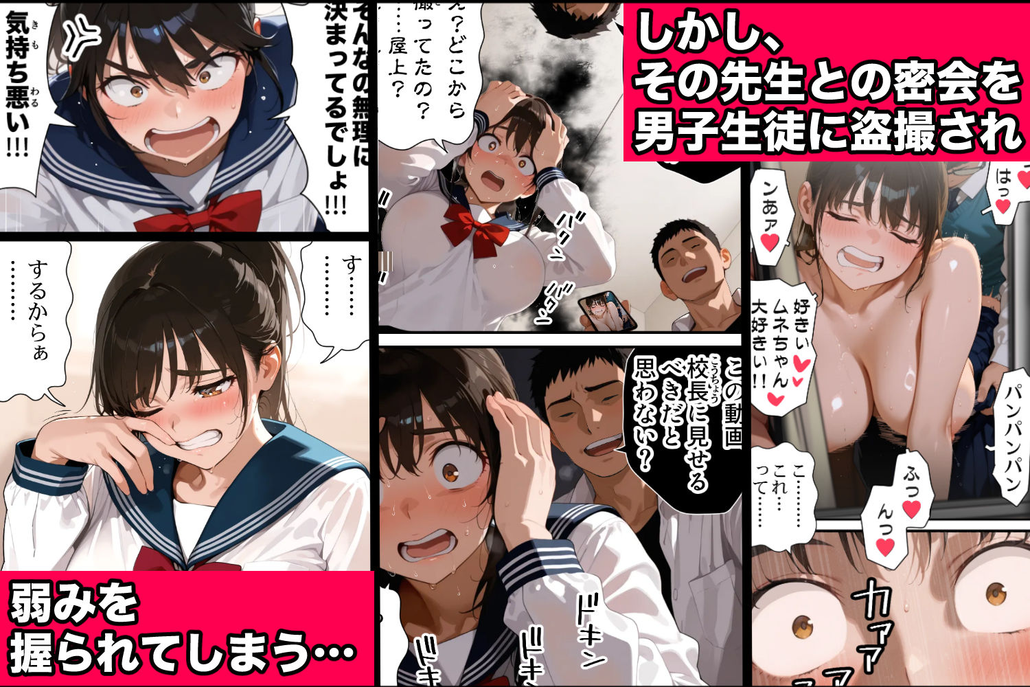 仕方なくサセてくれる藤和さん サンプル画像4