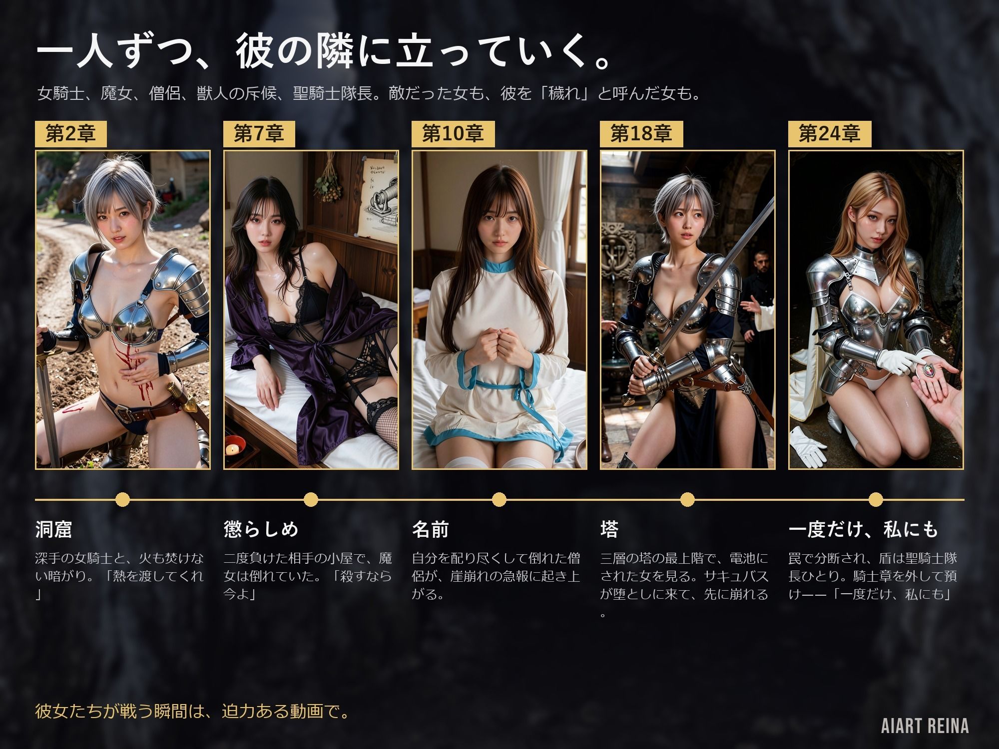 史上最弱の召喚者 〜絶頂させるほど強くなる異世界ハーレム〜 第一話<ノベルゲーム>(実写系) サンプル画像6
