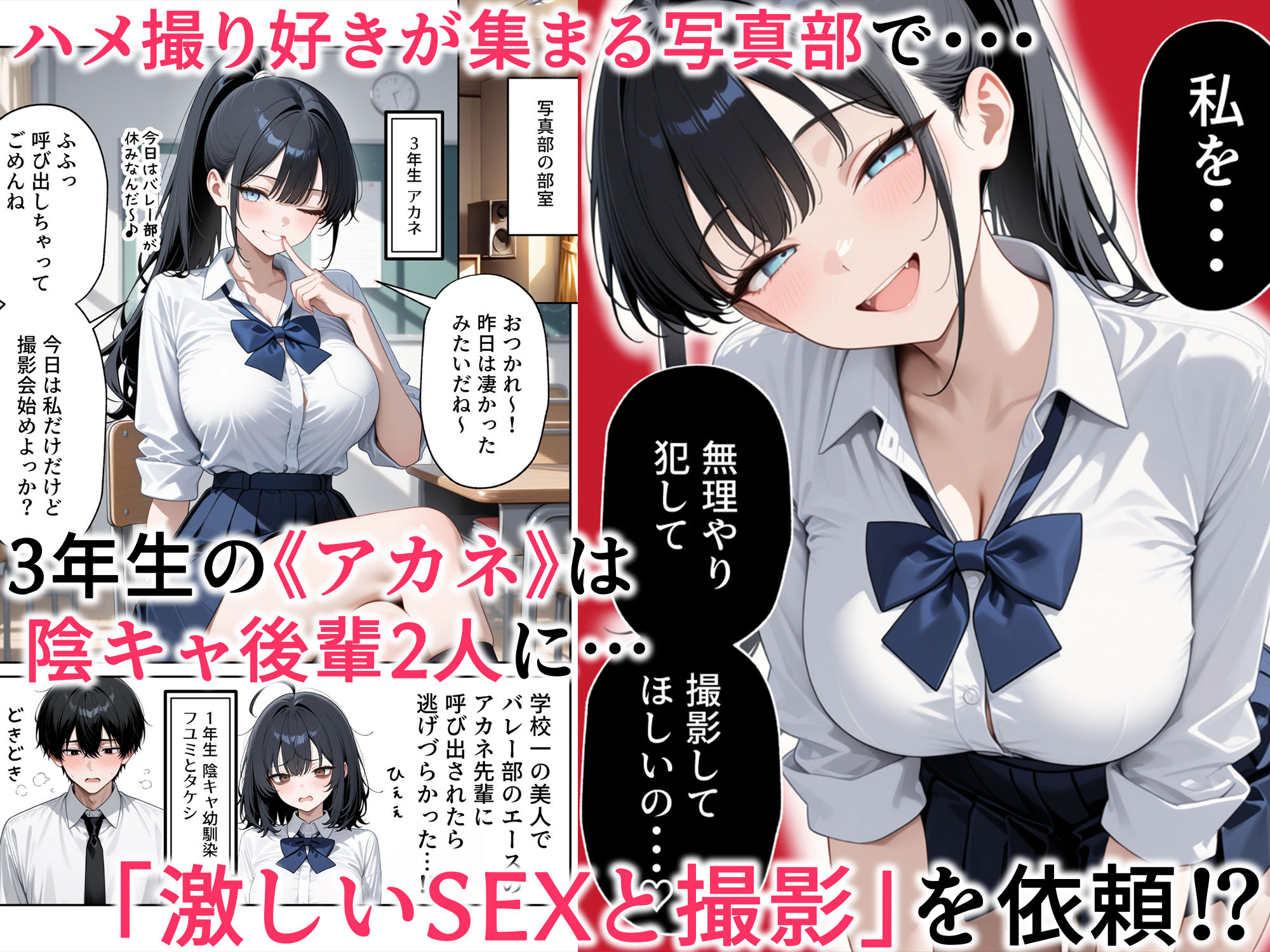 ハメ撮り好きなJ◯たちとハーレムSEXした話2 サンプル画像2